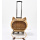 Luxury Dog Pet Travel Carrier Bag Case Rattan Wicker On Wheels Stroller Trolley Cat Travel Carrier Suitcase